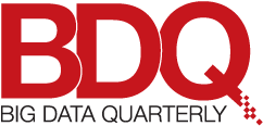 BDQ logo featuring bold red letters and key symbol, representing Big Data Quarterly publication