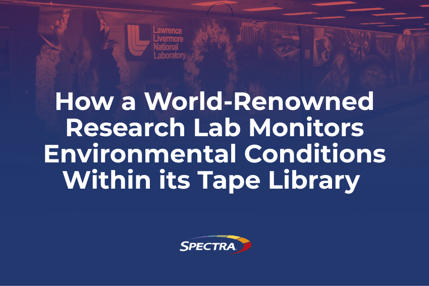 How a World-Renowned Research Lab Monitors Environmental Conditions Within its Tape Library