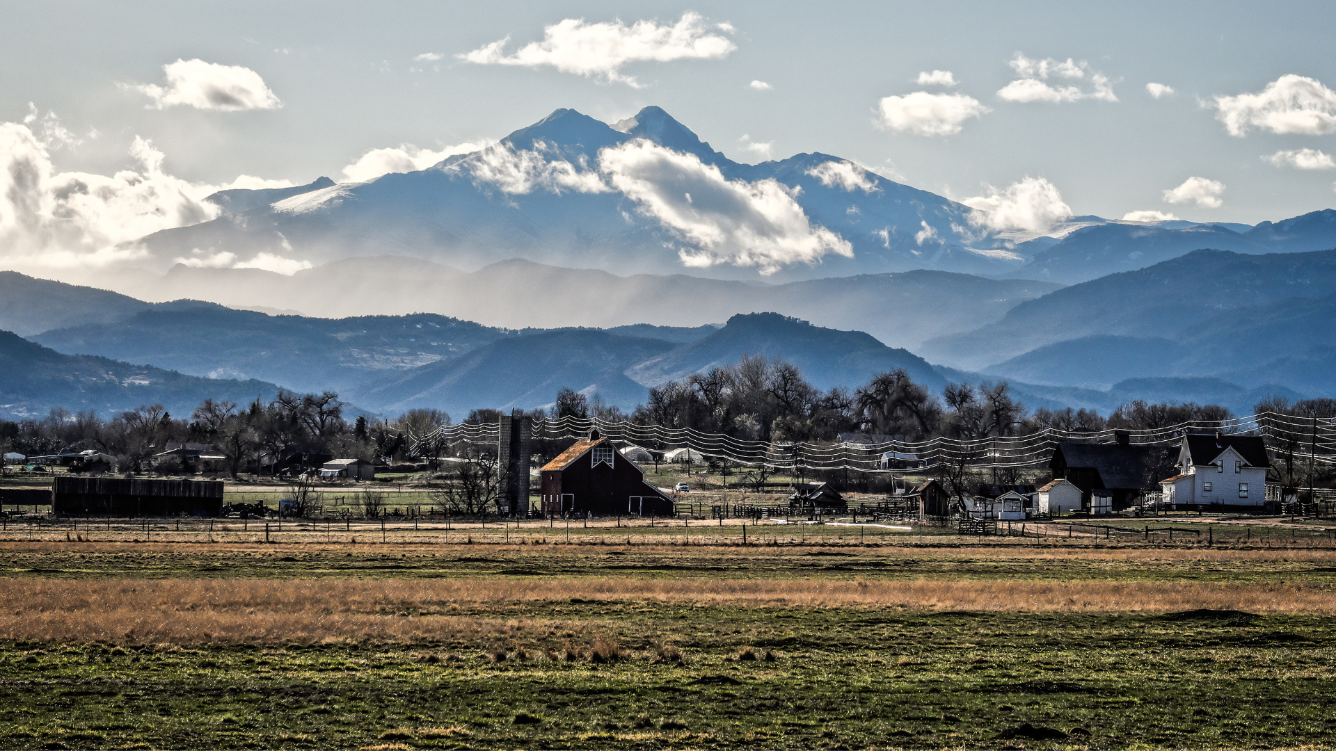 Spectra Logic headquarters with Longs Peak in the background, Boulder, CO