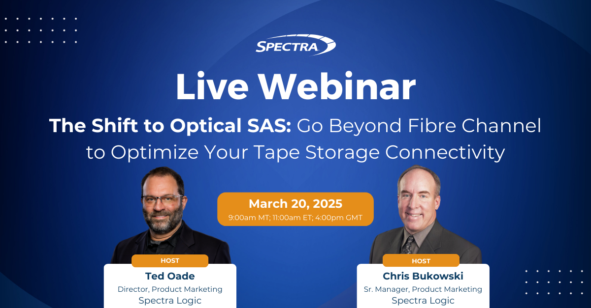 Webinar - The Shift to Optical SAS