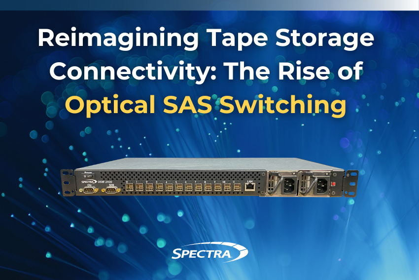 Spectra Optical SAS Switch providing high-speed, scalable storage connectivity for enterprise data centers.