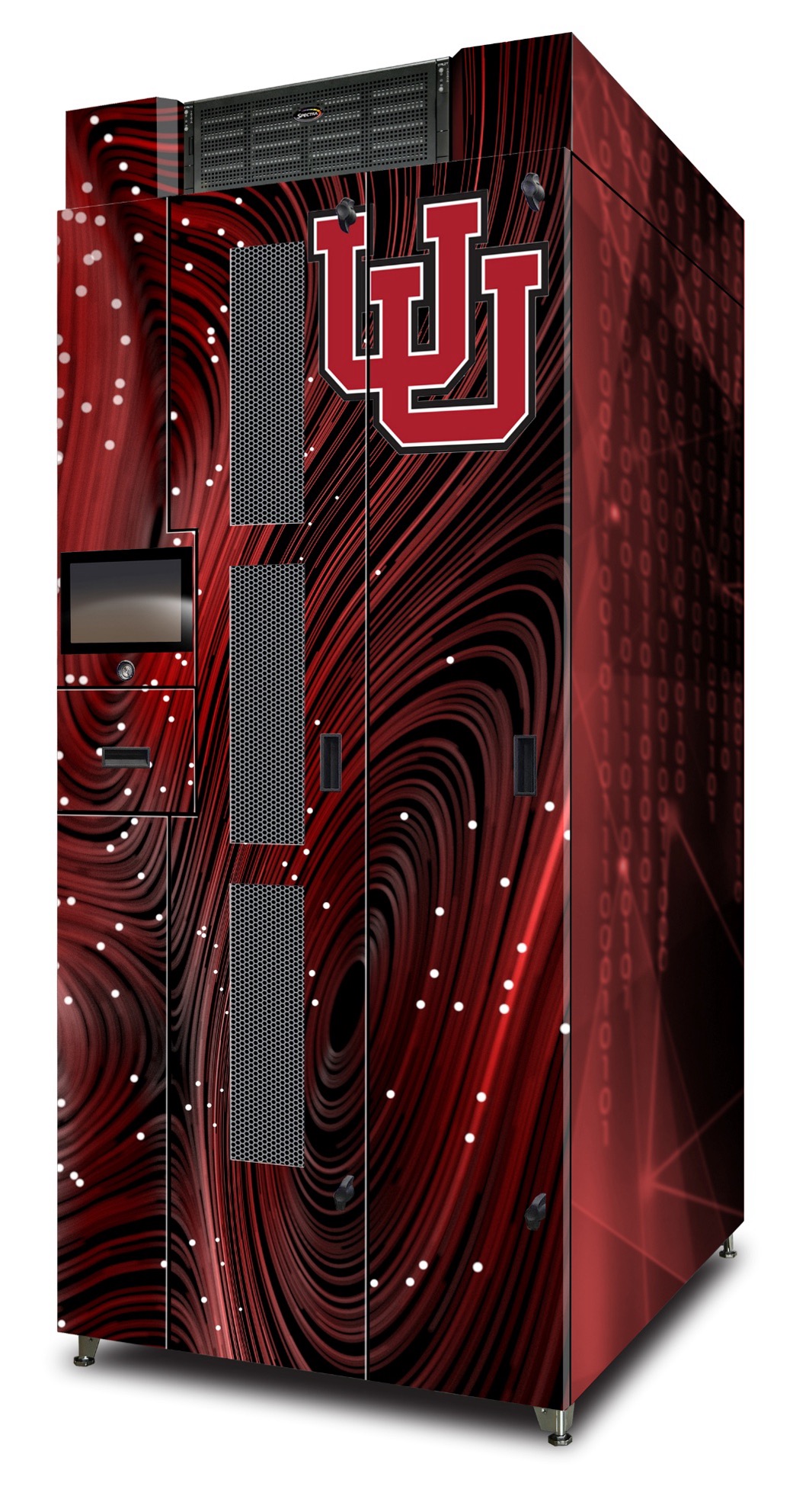 Spectra Cube Library system installed at the University of Utah for advanced data storage
