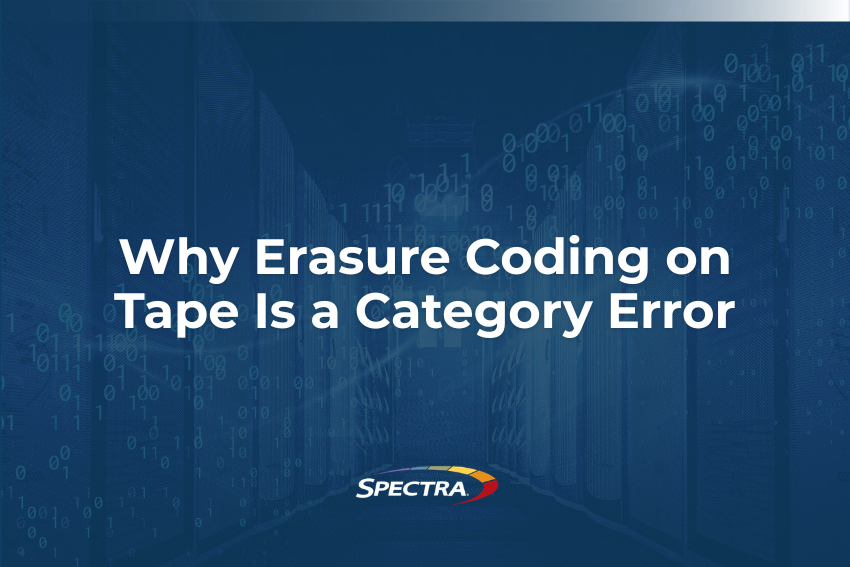 Why Erasure Coding on Tape is a Category Error