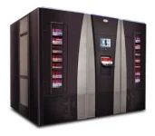 Spectra Logic TFinity 300 Tape Library featuring scalable storage with tri-media support for LTO, IBM TS11XX, and Oracle T10000 drives, ideal for large-scale data archiving and high-throughput requirements in enterprise environments