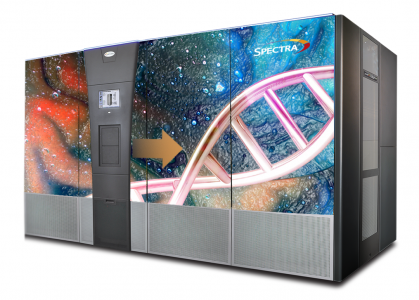 Spectra TFinity Library for ultra-scalable, high-density enterprise tape storage