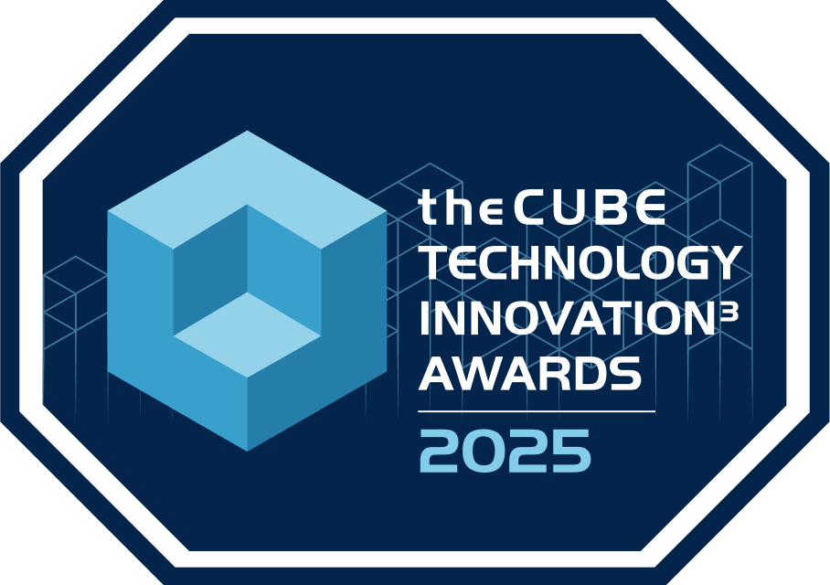 The Cube Awards trophy, symbolizing excellence and innovation in technology and business achievements.